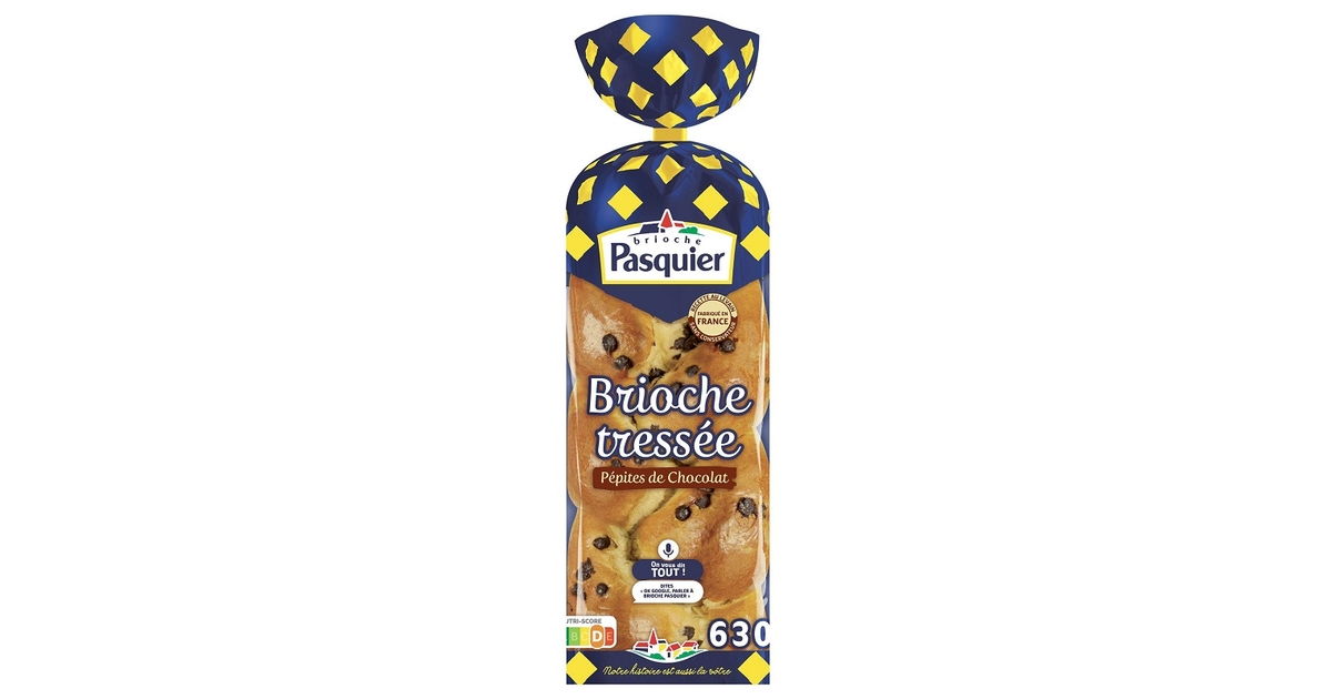 Pasquier Brioche Tressee Aux Pepites De Chocolat G Petit